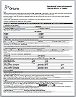 Sample compressed Ontario Standard Lease Agreement (Canada)